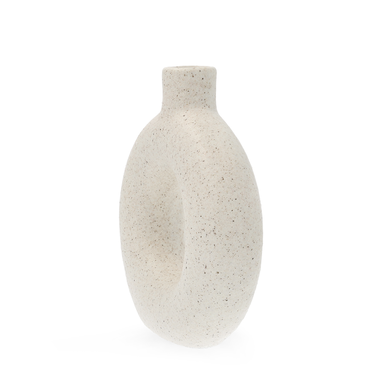 NOVO Vase white 19x5,5x21 cm (2)